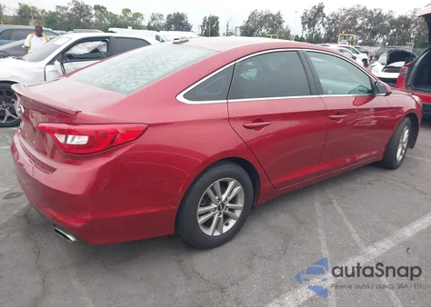 2015 Hyundai Sonata Se from USA, damaged, VIN 5NPE24AF4FH096513